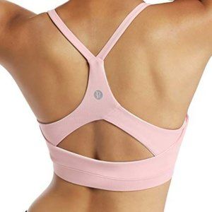 RUNNING GIRL Stappy Sports Bra for Women Sexy Open Back Womens XS PINK